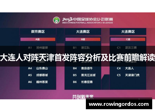 大连人对阵天津首发阵容分析及比赛前瞻解读