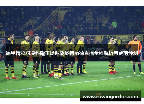 德甲精彩对决科隆主场迎战多特蒙德直播全程解析与赛前预测